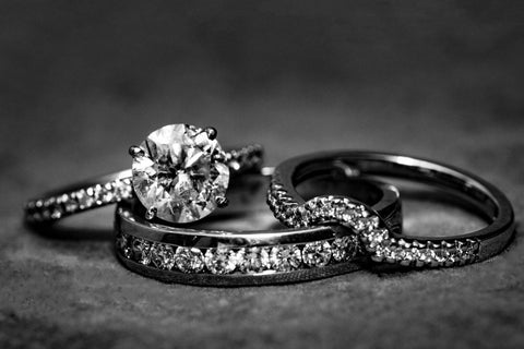 Claritza: Three Stone Diamond Engagement Ring | Ken & Dana Design
