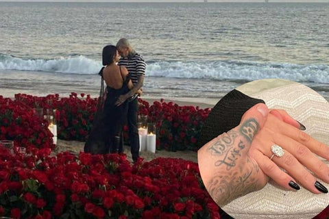 Kourtney Kardashian's engagement to Travis Barker