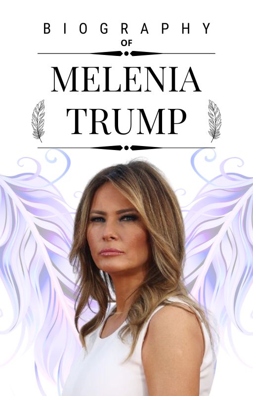 Melenia trump photo on the biography card.