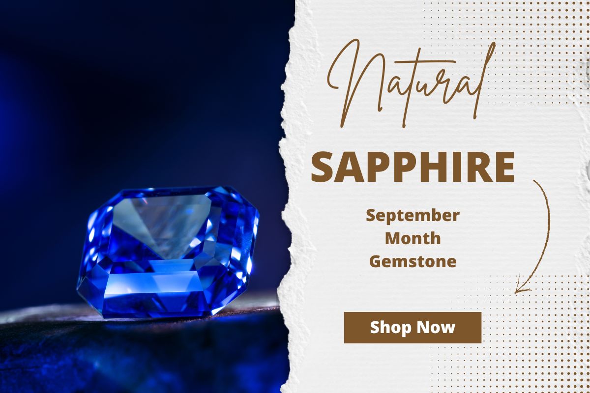 Natural Sapphire September Month Gemstone for sale