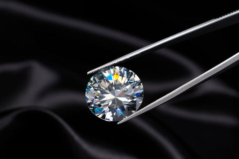 Quality of Cubic Zirconia close up view