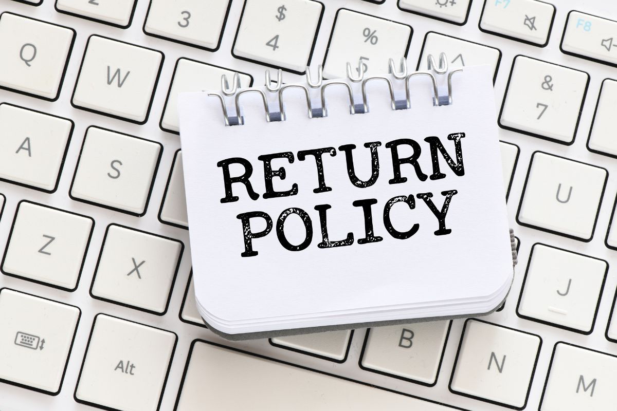 Return policy sign