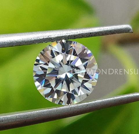 1.22 CT Round Brilliant cut Colorless Loose Moissanite for Engagement Ring