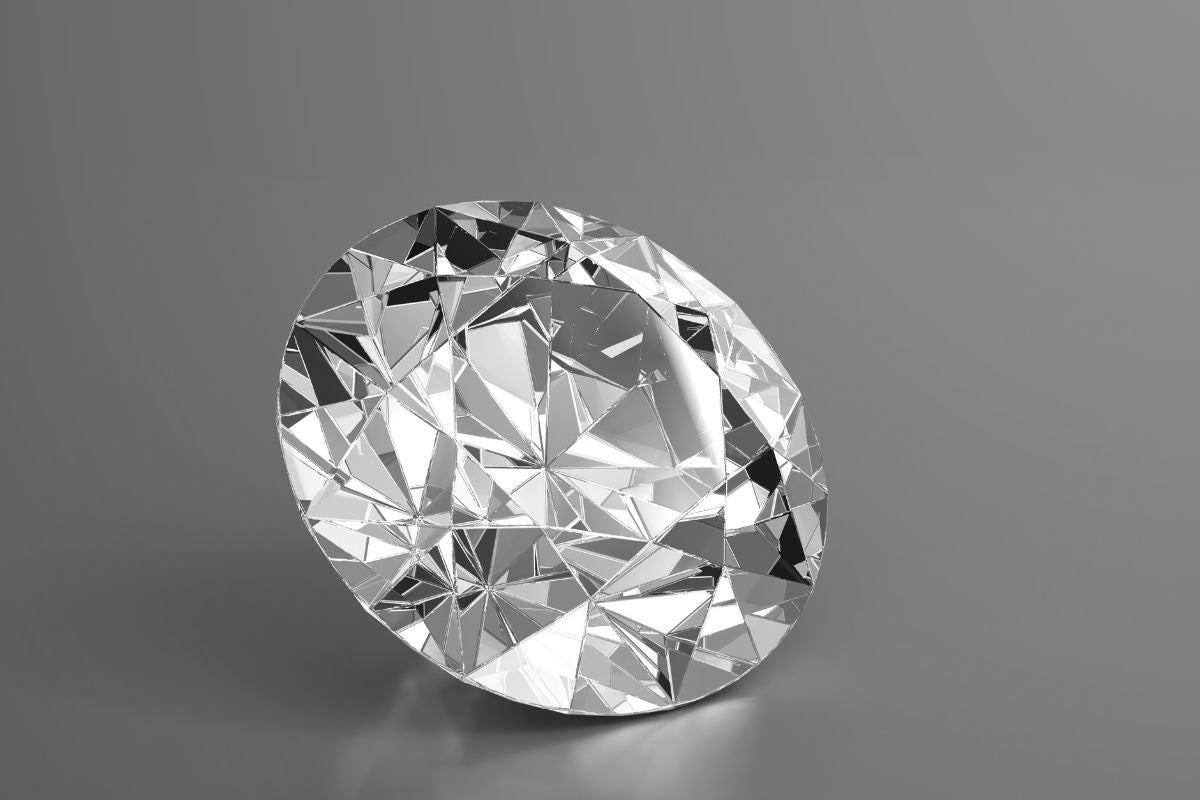 Round Cut Quality Diamond Close Up View