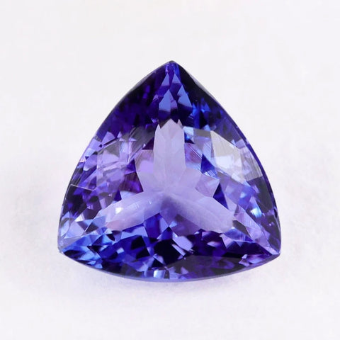 Trillion Shape Natural Tanzanite Gemstone, 2.47 CT Trillion Cut December Gemstone for Custom Engagement Ring or Wedding Ring