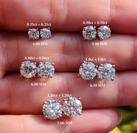 best moissanite earrings