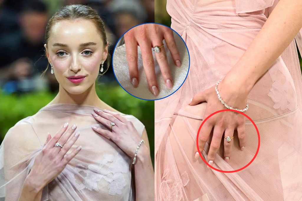 A Closer Look: Phoebe Dynevor's Oval Diamond Engagement Ring