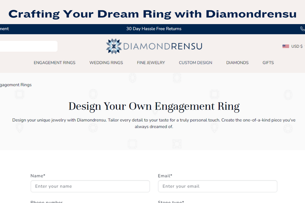 Crafting Your Dream Ring with Diamondrensu