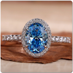 oval engagement ring