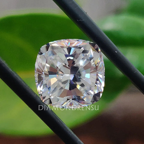3.67 CT Cushion Cut Colorless Loose Moissanite for Engagement Ring