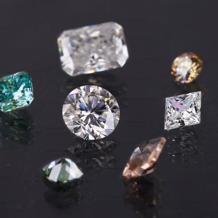 Different cuts of diamonds