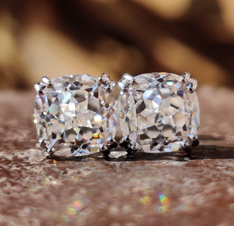 moissanite earrings