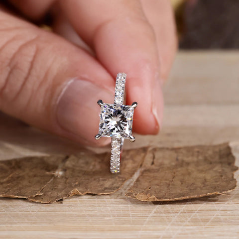 Chic Princess Diamond Ring | Everbrite Jewellery