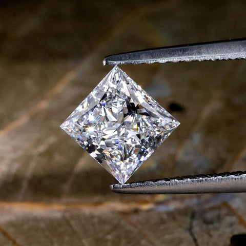 1 CT Princess Cut Lab Grown Diamond for Custom Engagement Ring