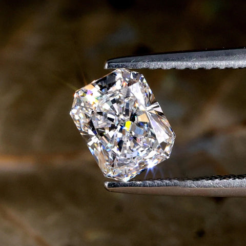 1 CT Radiant Cut Lab Created Diamond for Customized Engagement Ring