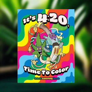 It's 4:20, Time To Color Coloring Book - SP BOUTIQUE - Blaze Coloring Book