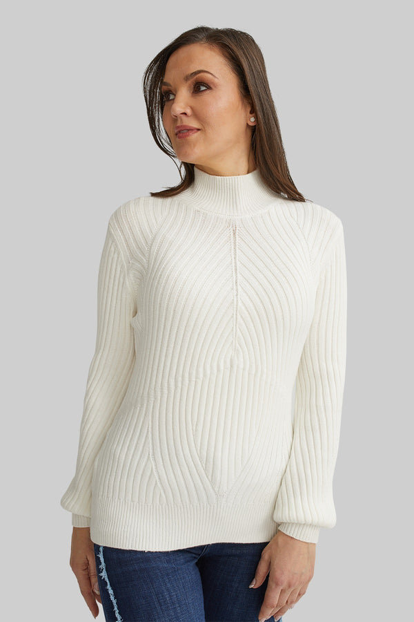 Blouson Sleeve Sweater – Raffinalla