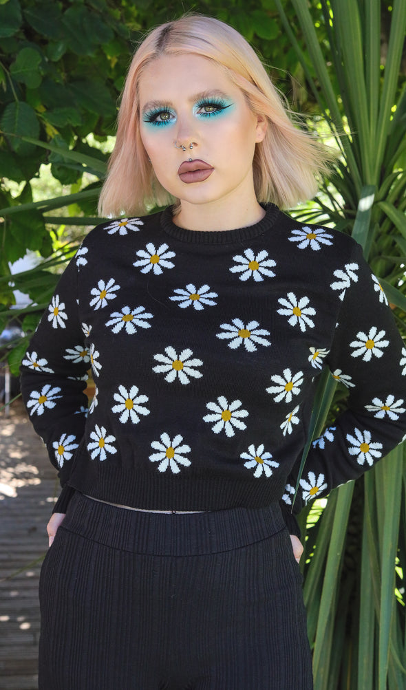 green daisy jumper