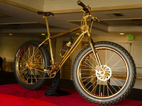 Fatbike solid gold 24k