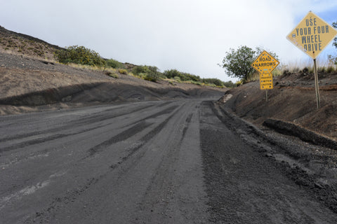Mauna Kea route volcanique
