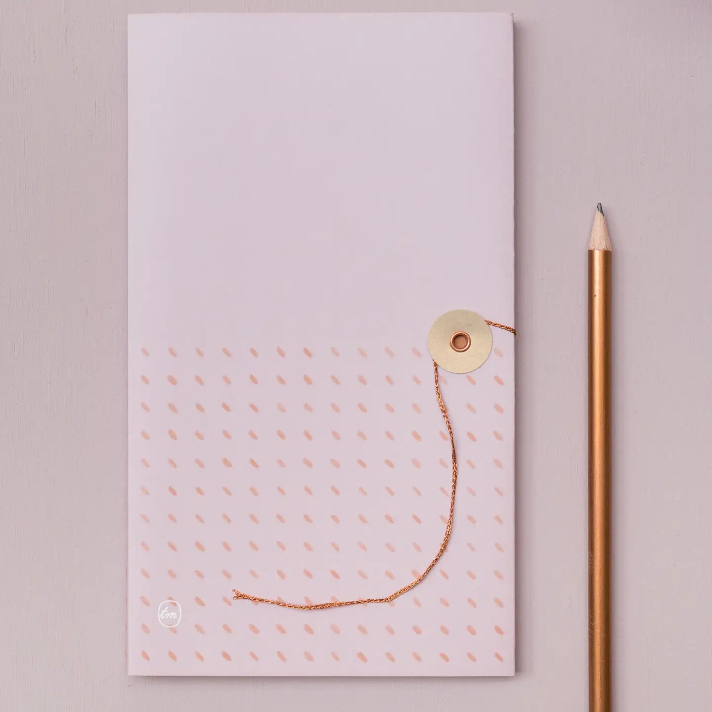 Tinne + Mia Notebook with Japanese Closure - Lilac Dash