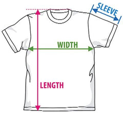 Size Chart T-Shirts – Pretty. Made Simple