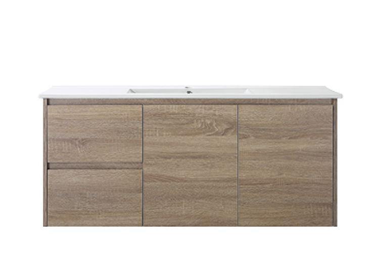 Buy Online Antico Oak Ii Wall Hung Vanity 1200mm In Melbourne Bayside Bathroom