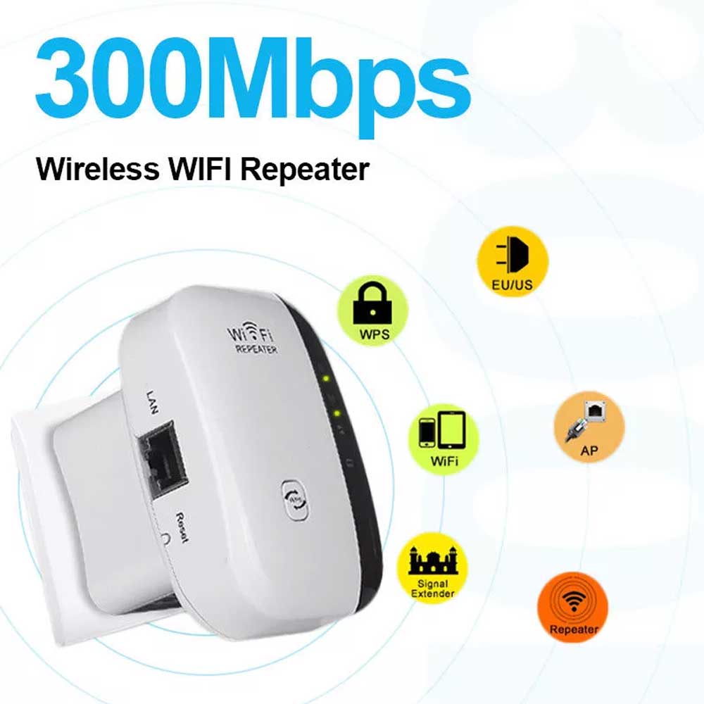 Wifi Range Extender 300mbps Wifi Repeater 802 11n Signal Booster Usa Go Store