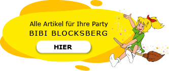 Bibi Blocksberg Motto Party am Kindergeburtstag