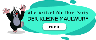 Der kleine Maulwurf Motto Party am Kindergeburtstag