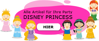 Disney Prinzessinnen Motto Party am Kindergeburtstag