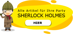 Sherlock Holmes Detektiv Motto Party am Kindergeburtstag