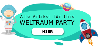 Weltraum Motto Party am Kindergeburtstag Weltall Geburtstag feiern