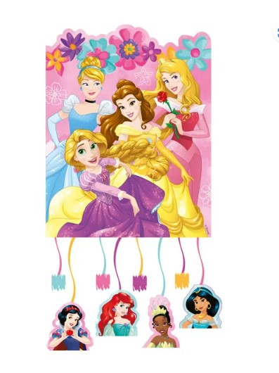 Pinata Disney Princess, zum Ziehen, 21x27 cm