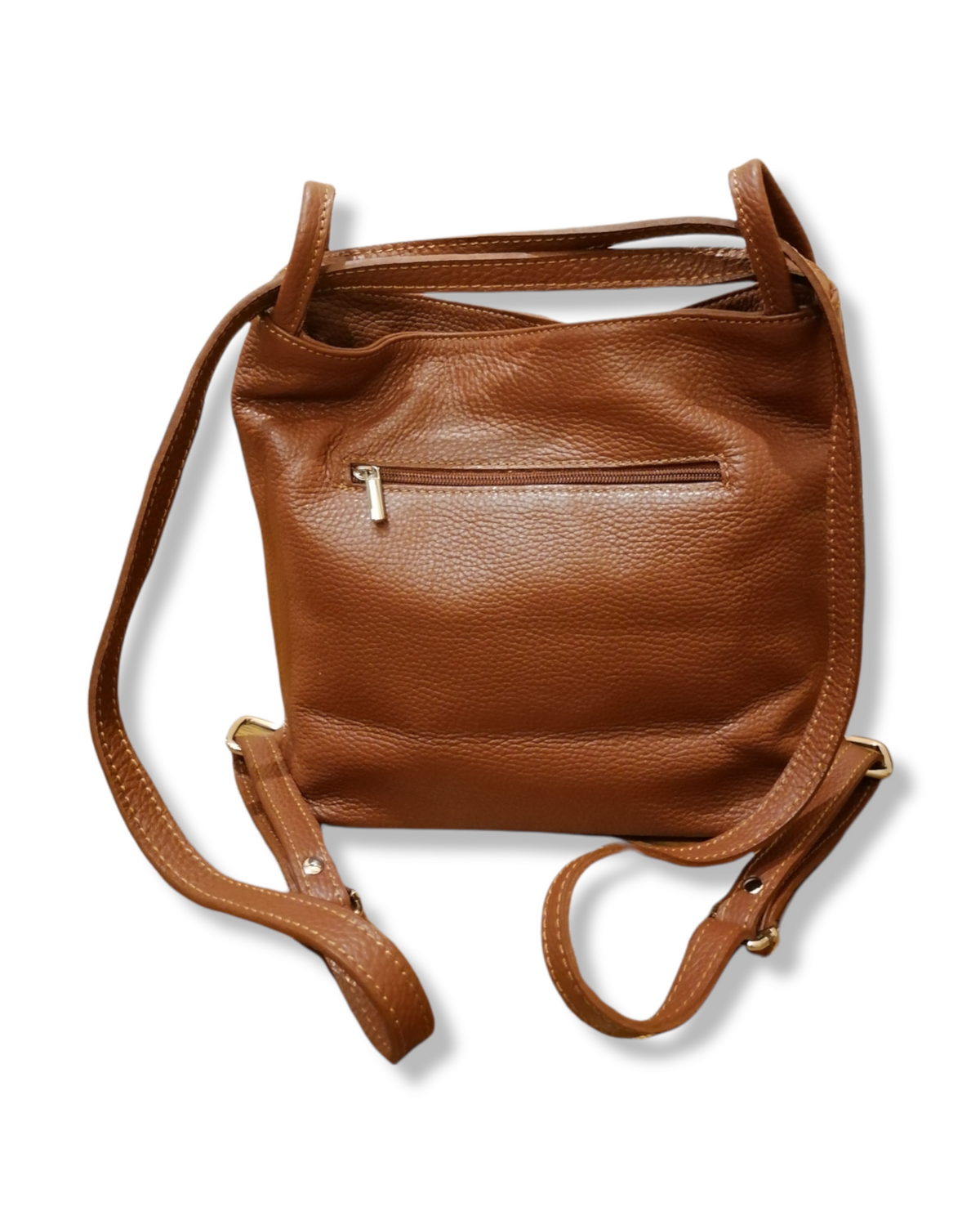 Zaino/Borsa 2 way in Vera Pelle