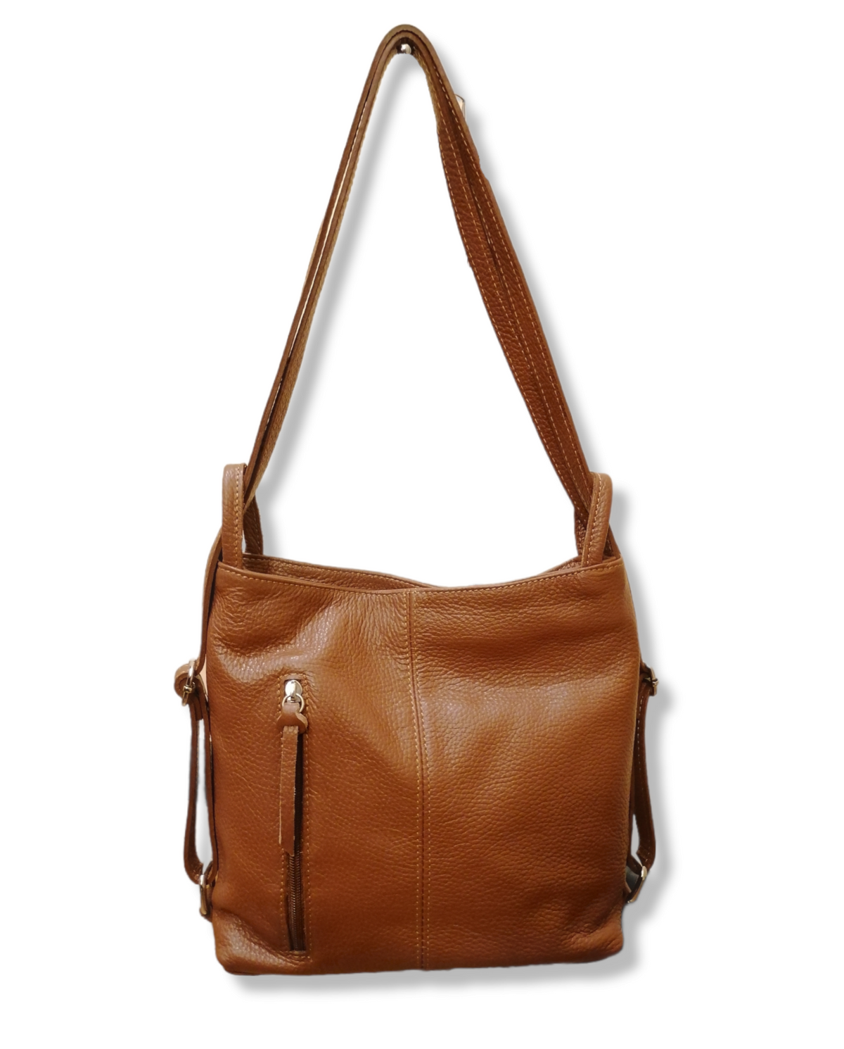 Zaino/Borsa 2 way in Vera Pelle