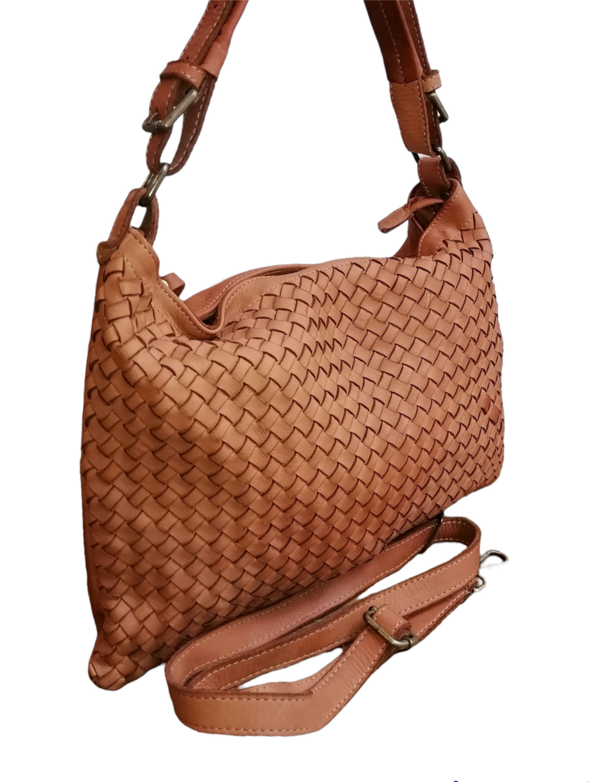 Borsa Hobo Sauvage Intrecciata Stile Vintage