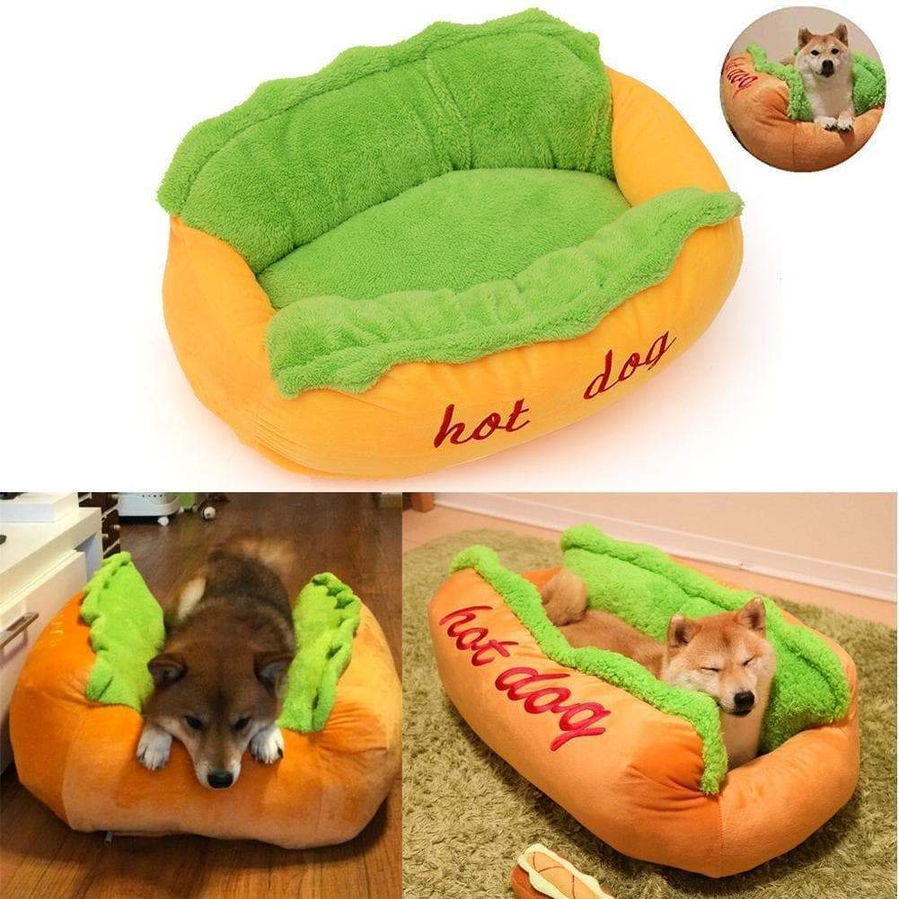 hot dog dog bed
