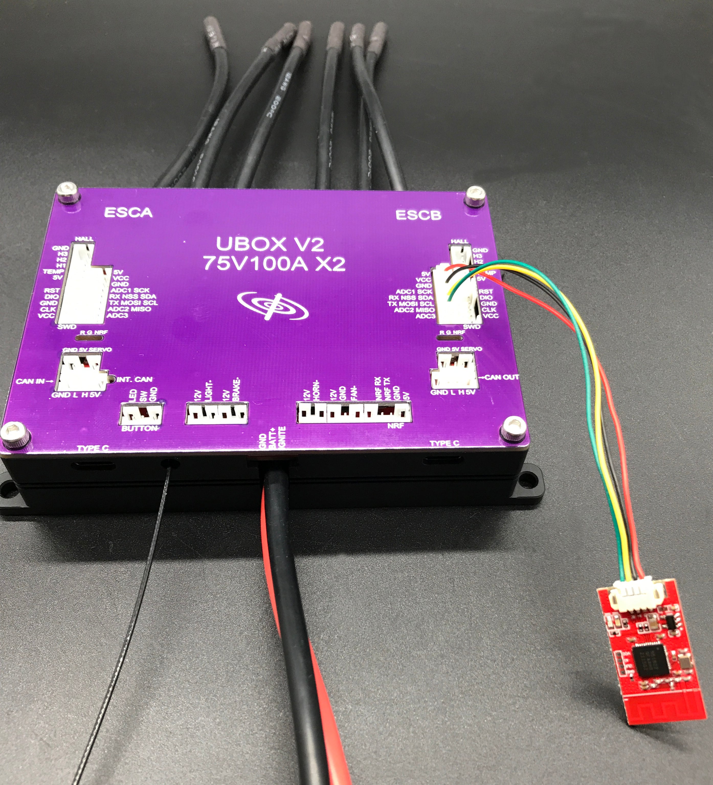 bluetooth wiring with UBox v2 75V uart port