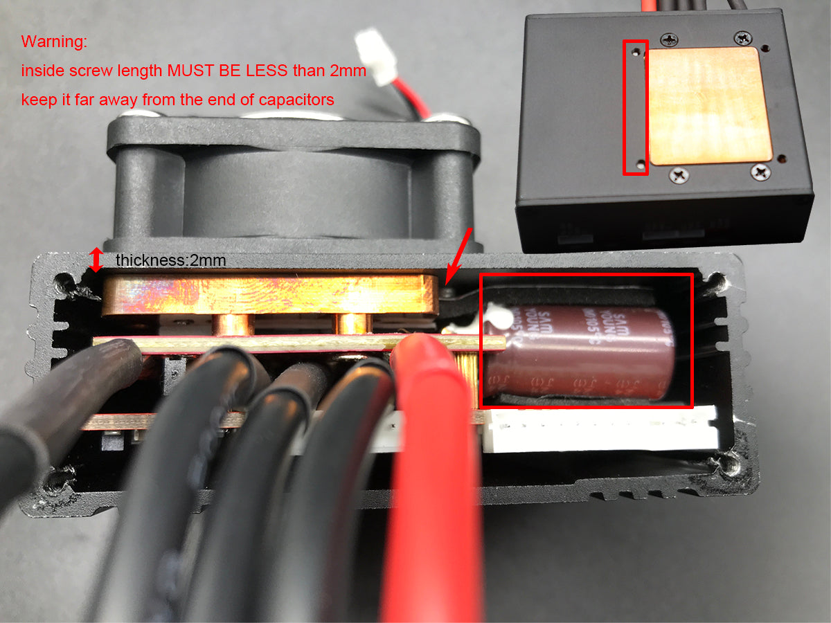 Single ubox 100v bottom screw hole warning in using