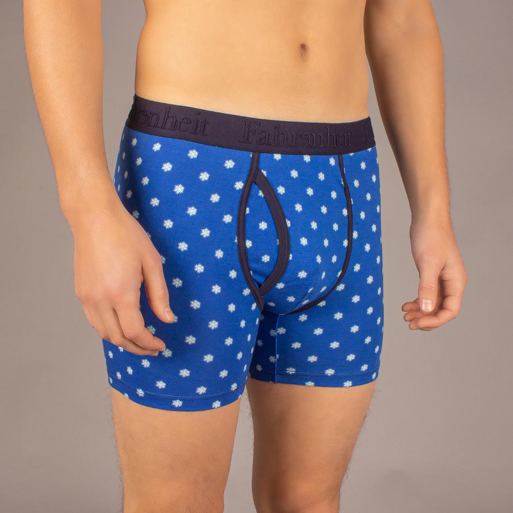 Newman Boxer Brief Snowflake - Men's Underwear | Fahrenheit ...