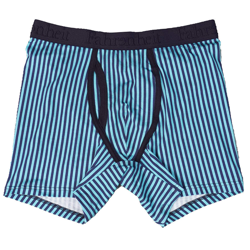 Newman Boxer Brief Vertical Stripe Blue - Men's Underwear | Fahrenheit ...