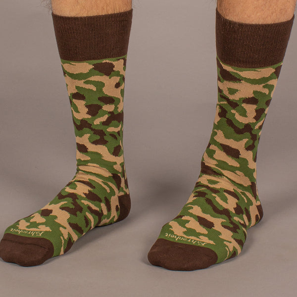 Blue Army Camouflage Knee Socks