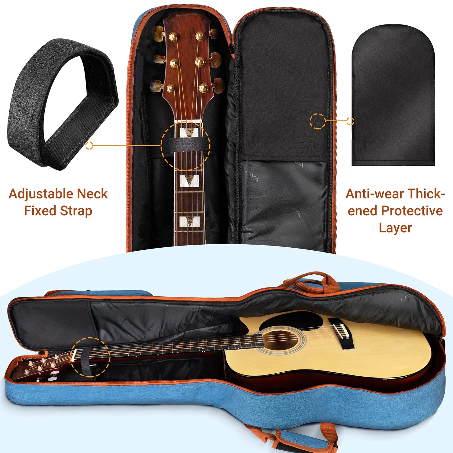 cahaya electric guitar bag