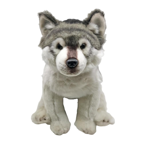 peluche chien loup