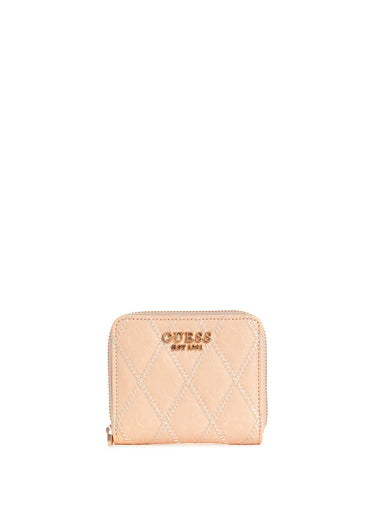 GUESS Giully Quilted Mini Purse Beige - Allure Online Shop