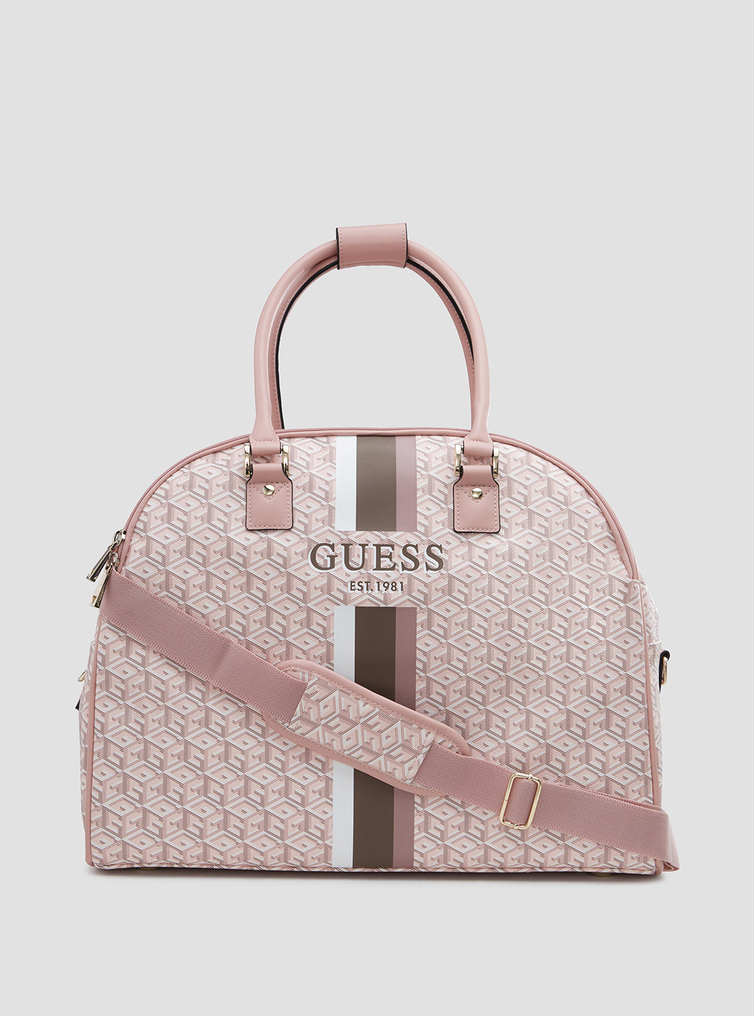 GUESS travel bag Voyage Utility Duffel Bag Brown Logo | Buy bags, purses &  accessories online | modeherz