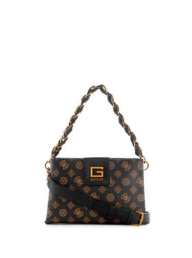 GUESS Katey Raffia Luxury Satchel