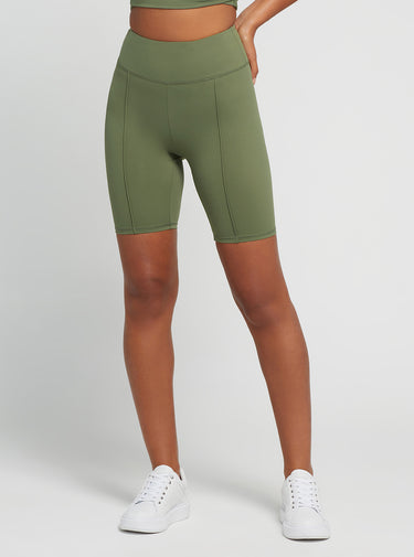 Green Workout & Running Shorts for Women