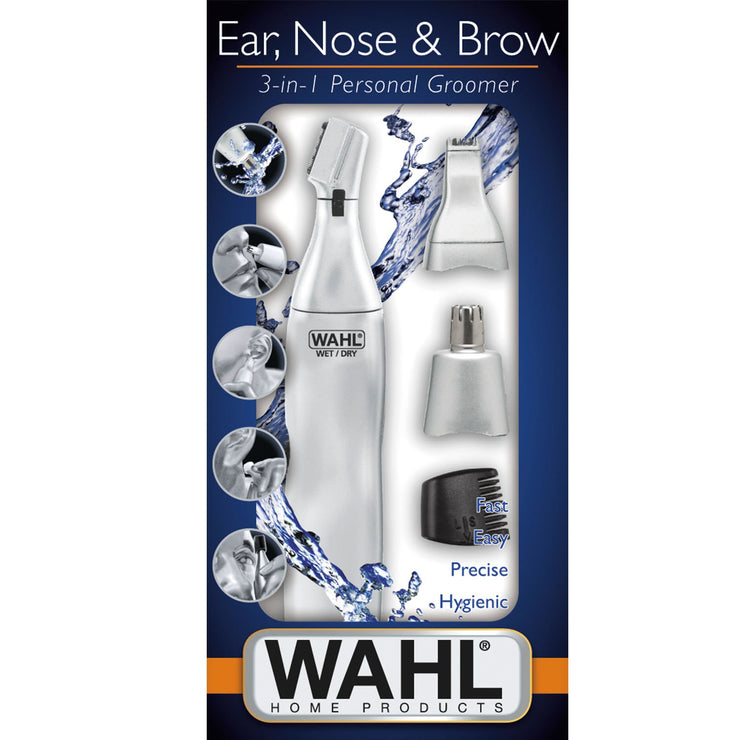 wahl ear nose and brow trimmer instructions